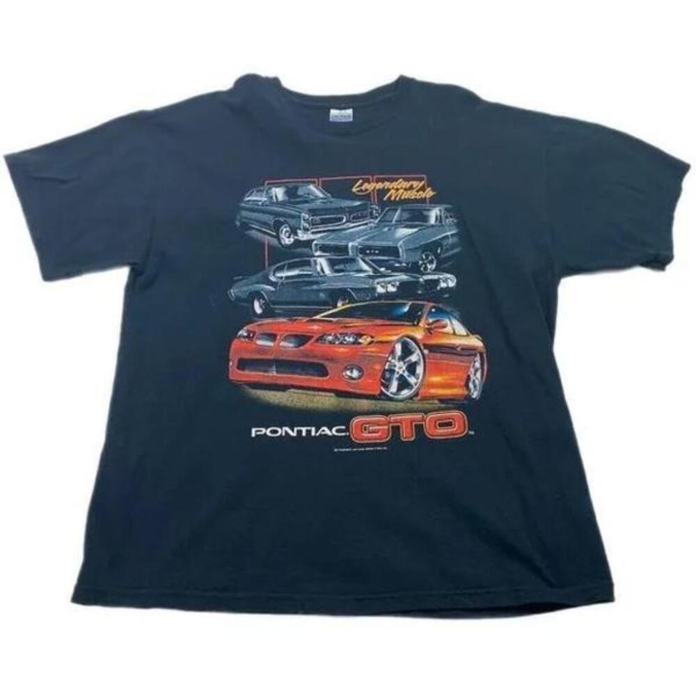 Pontiac Gto T Shirt Men Size Xl Graphic Muscle Cars
